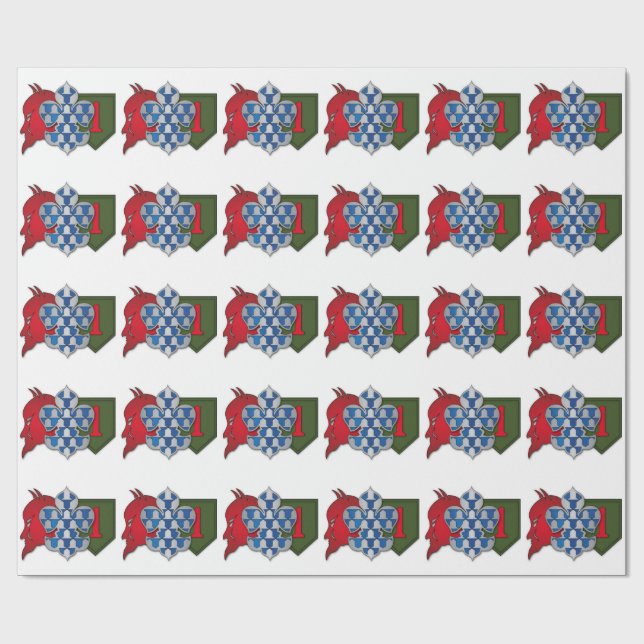 Papier Cadeau Chemise de la brigade du diable (Plat)