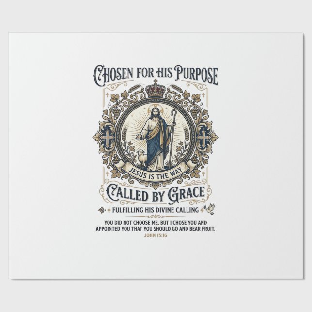 Papier Cadeau Chemise Électricien Jésus Conception basée sur la  (Plat)