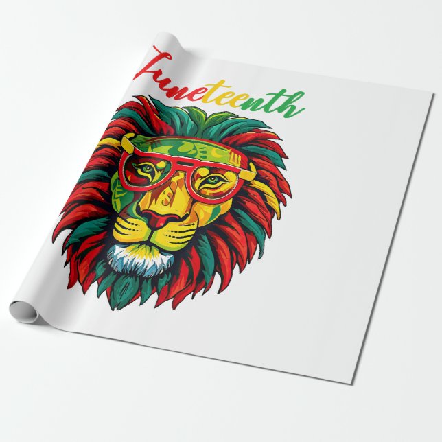 Papier Cadeau Chemises du Lion, les femmes habillent l'histoire  (Déroulé)