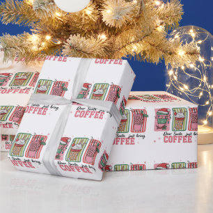 Papier Cadeau Cher Père Noël Apporte Juste du Café Noël Prépa No