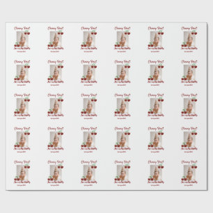 Papier Cadeau Chercher premier heureux anniversaire photo enfant
