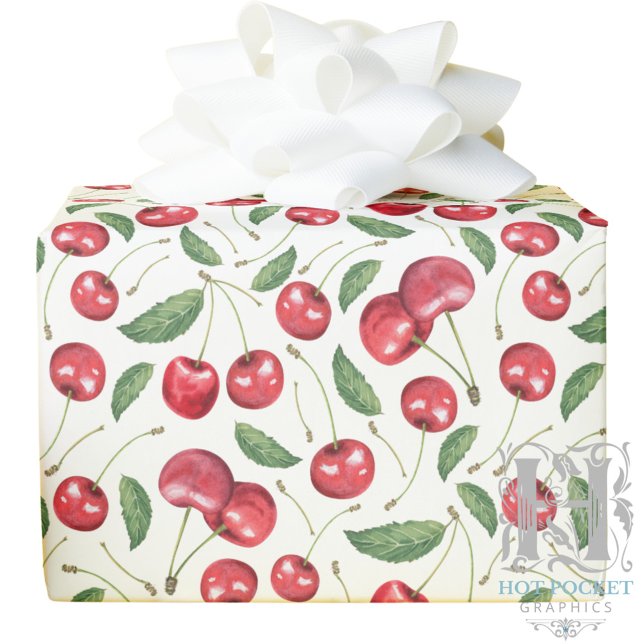 Papier Cadeau Cherries Wrapping Paper (Créateur téléchargé)