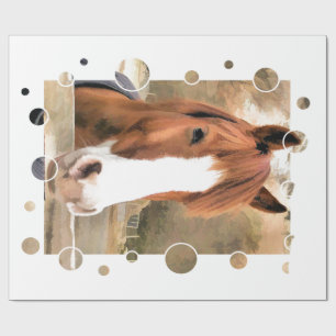 PAPIER CADEAU CHESTNUT CHEVAL