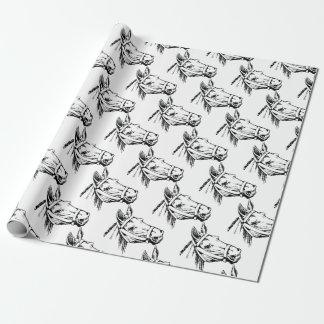 Papier Cadeau Cheval