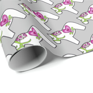 Papier Cadeau Chevaux amoureux