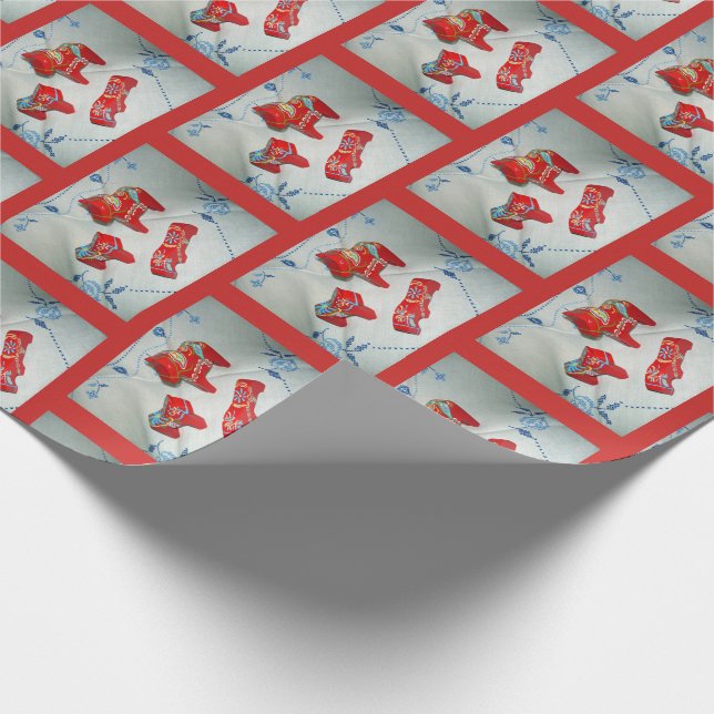 Papier Cadeau Chevaux Dala suédois (Coin)