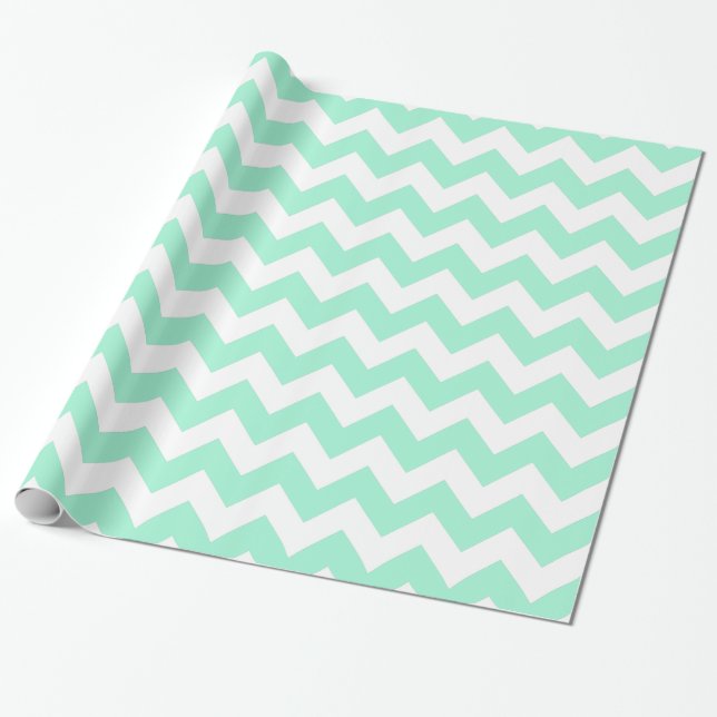 Papier Cadeau Chevron en bon état (Déroulé)