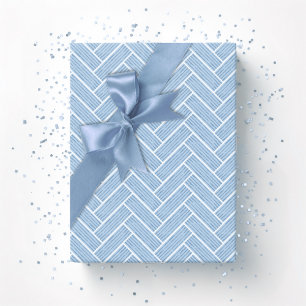 Papier Cadeau Chevron Ripples sur Ardoise