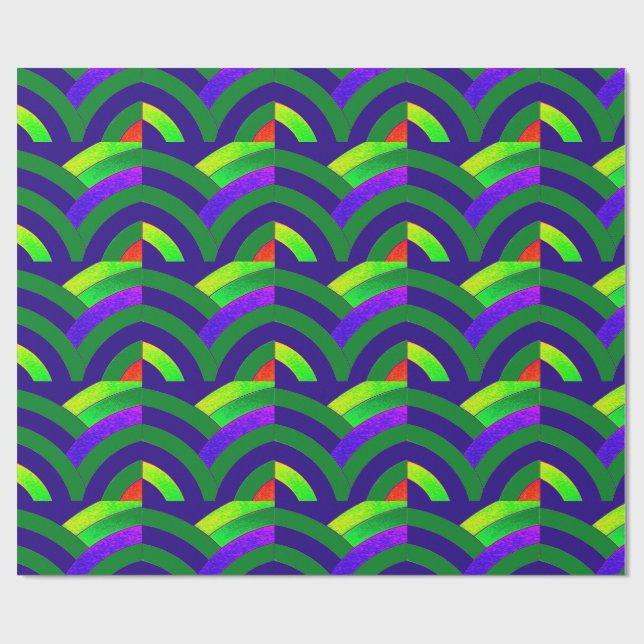 Papier Cadeau chevrons chic et chic (Plat)