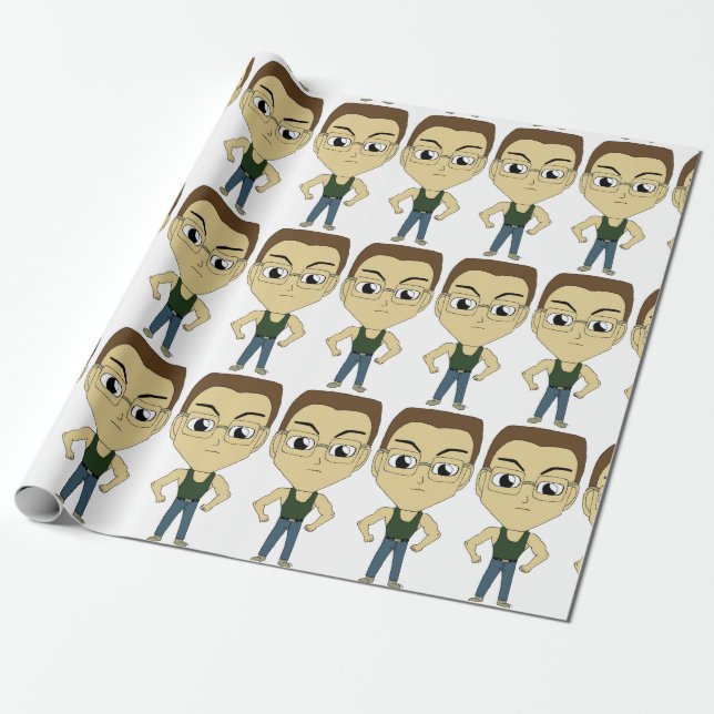 Papier Cadeau chibi (Déroulé)