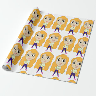 Papier Cadeau chibi
