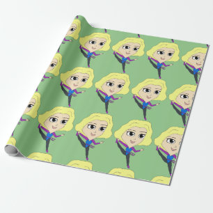 Papier Cadeau chibi