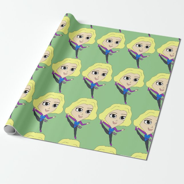 Papier Cadeau chibi (Déroulé)