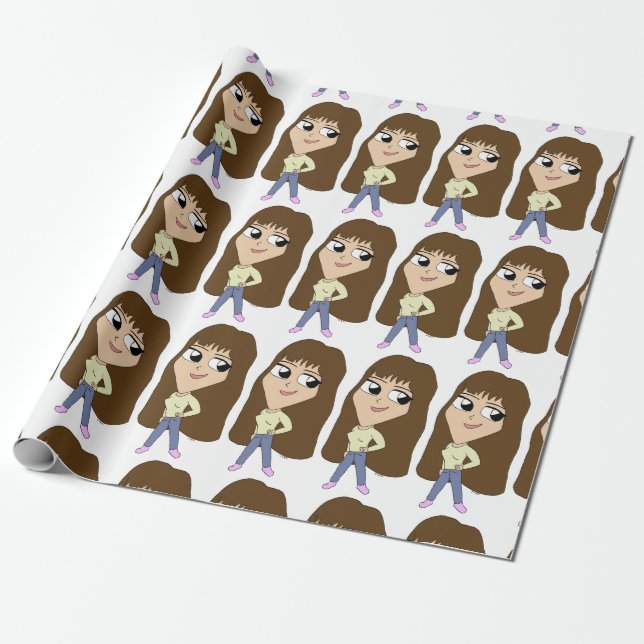Papier Cadeau chibi (Déroulé)