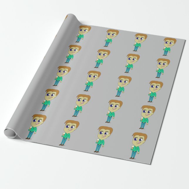 Papier Cadeau chibi (Déroulé)