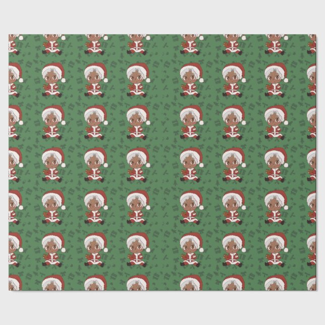 Papier Cadeau Chibi Santa (Version 3) (Couture)