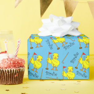 Papier Cadeau Chick de golf de Birdie
