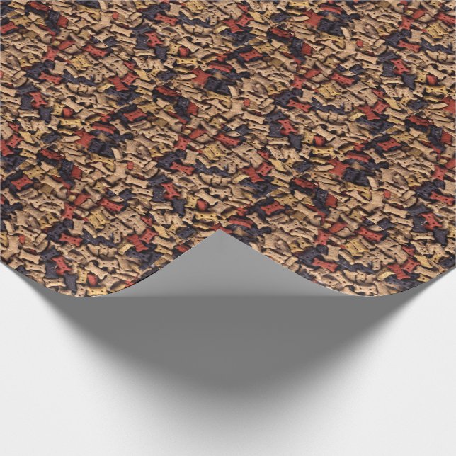 Papier Cadeau Chien Bisquits (Coin)