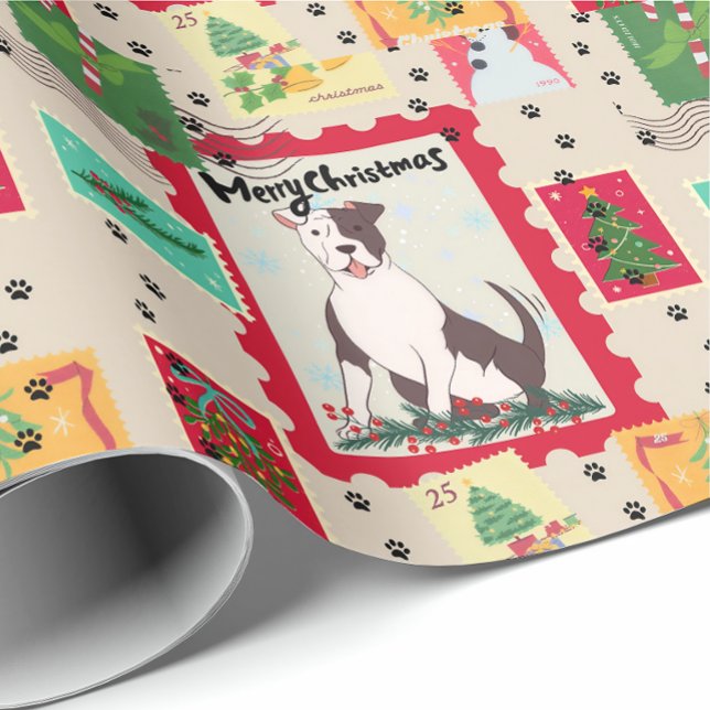 Papier cadeau chien Boxer (Créateur téléchargé)