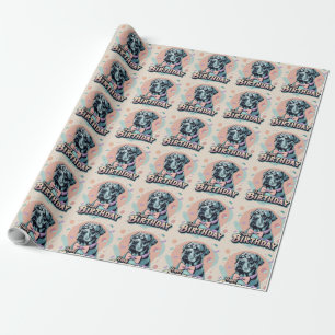 Papier Cadeau Chien Cane Corso Coloré