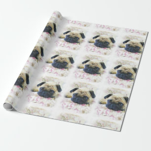 Papier Cadeau Chien carlin