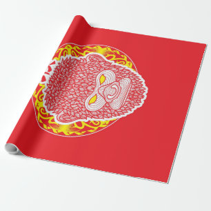 Papier Cadeau Chien chinois