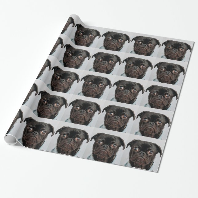 Papier Cadeau chien d'affaires (Déroulé)