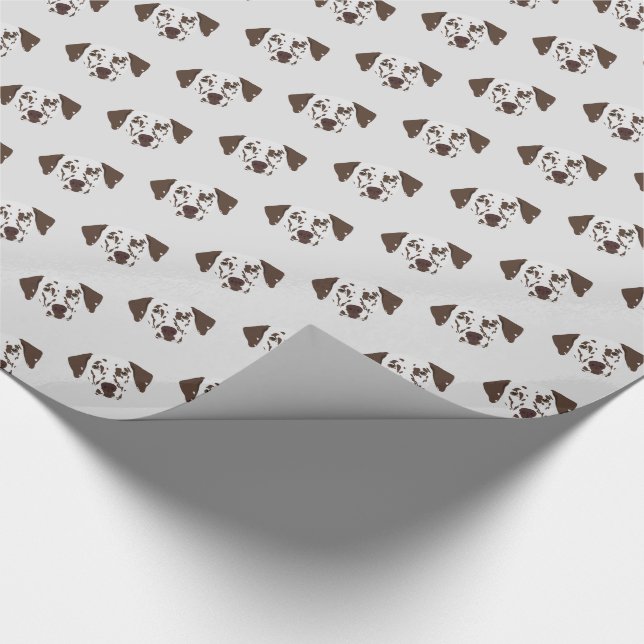 Papier Cadeau Chien Dalmatien Brown (Coin)