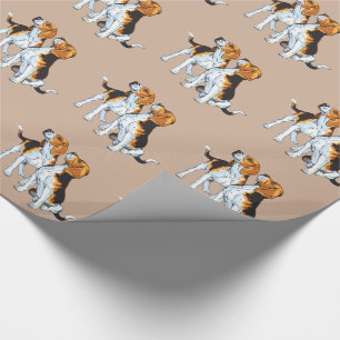 Papier Cadeau chien de beagle