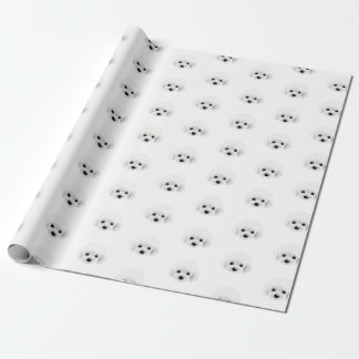 Papier Cadeau Chien de caniche _ motif