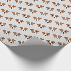 Papier Cadeau Chien de Jack Russell