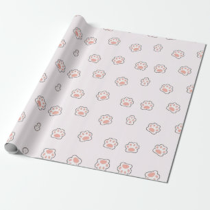 PAPIER CADEAU CHIEN DE LA MAIN