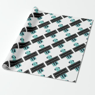 Papier Cadeau Chien du meilleur ami de l'homme