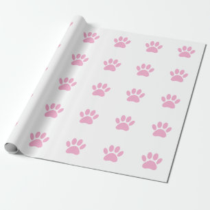 Papier Cadeau Chien Empreinte de patte Art