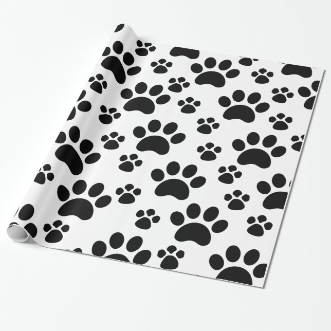 Papier Cadeau Chien Paws (Déroulé)