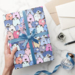 Papier Cadeau Chiens Bliss Bleus<br><div class="desc">Explorez le délicieux papier d'emballage Blue Bliss Dogs,  présentant de charmants chiens empilés de gribouillis dans les tons bleus. Idéal pour les amateurs de chiens et tous ceux qui aiment les dessins fantaisistes !</div>