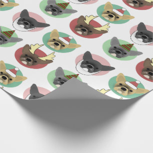 Papier Cadeau Chiens de Noël