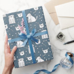 Papier Cadeau Chiens Doodle Joy<br><div class="desc">Chiens Doodle Joy papier d'emballage présente d'adorables chiens de gribouilles blanches de différentes races contre un arrière - plan gris cendré. Ce design ludique apporte une touche de joie à tout cadeau,  parfait pour les amoureux de les chiens!</div>