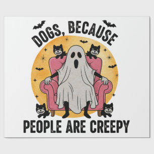 Papier Cadeau Chiens parce que les gens sont flippants