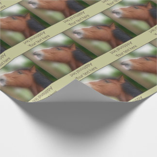 Papier Cadeau Chiffre Brouillon Visage personnalisé