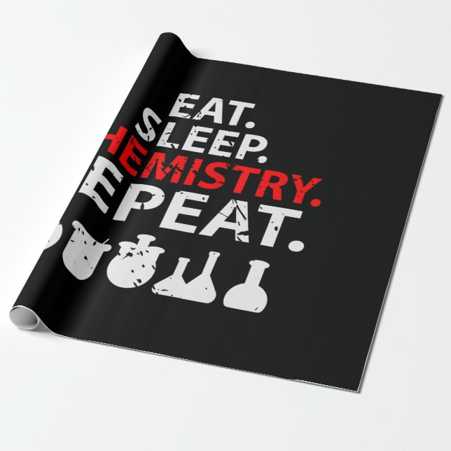 Papier Cadeau Chimistry Biology (Déroulé)