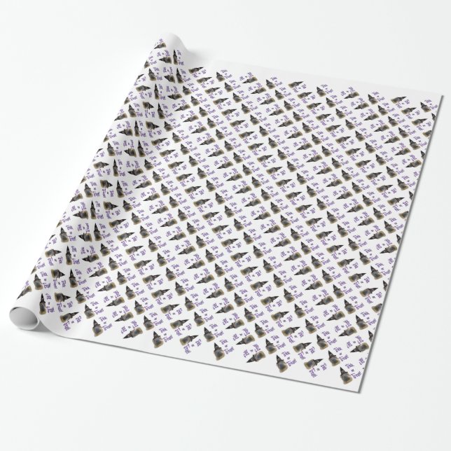 Papier Cadeau Chinois Shar Pei Trick (Déroulé)