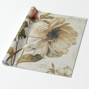 Papier Cadeau Chinois vintage Rose