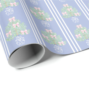 Papier Cadeau Chinoiserie de preppy, petit-millénaire de l'arbre