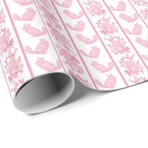 Chintzy Chinchilla Wrapping Paper (Pink)