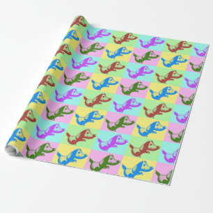 Papier Cadeau Chiot de dessin