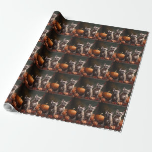 Papier Cadeau Chiots Bouledogue Français Délice d'Automne Citrou