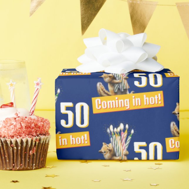 Papier Cadeau Chipmunk Birthday Candles (Fête d'anniversaire)