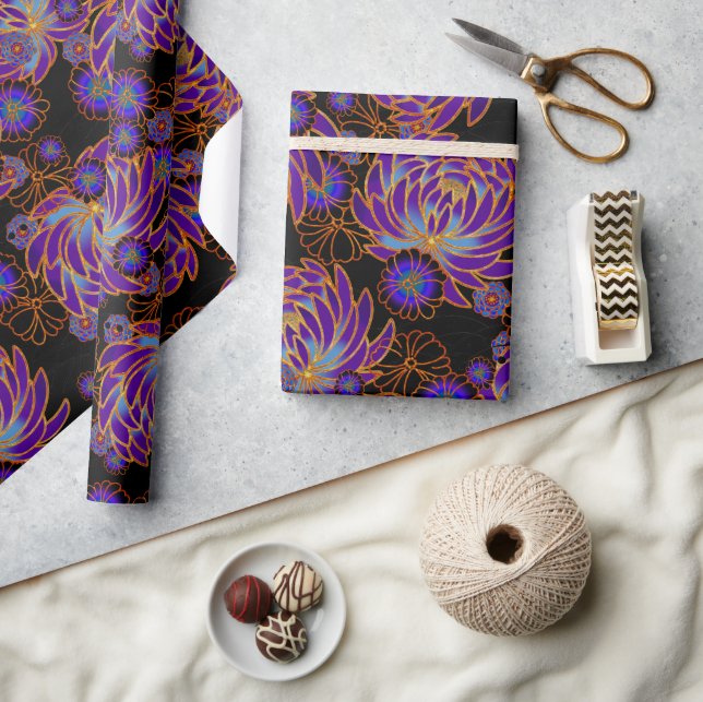 Papier Cadeau Chiyogami Yuzen Washi Style motif papier enveloppe (Artisanat)