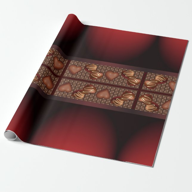 Papier Cadeau Chocolat (Déroulé)